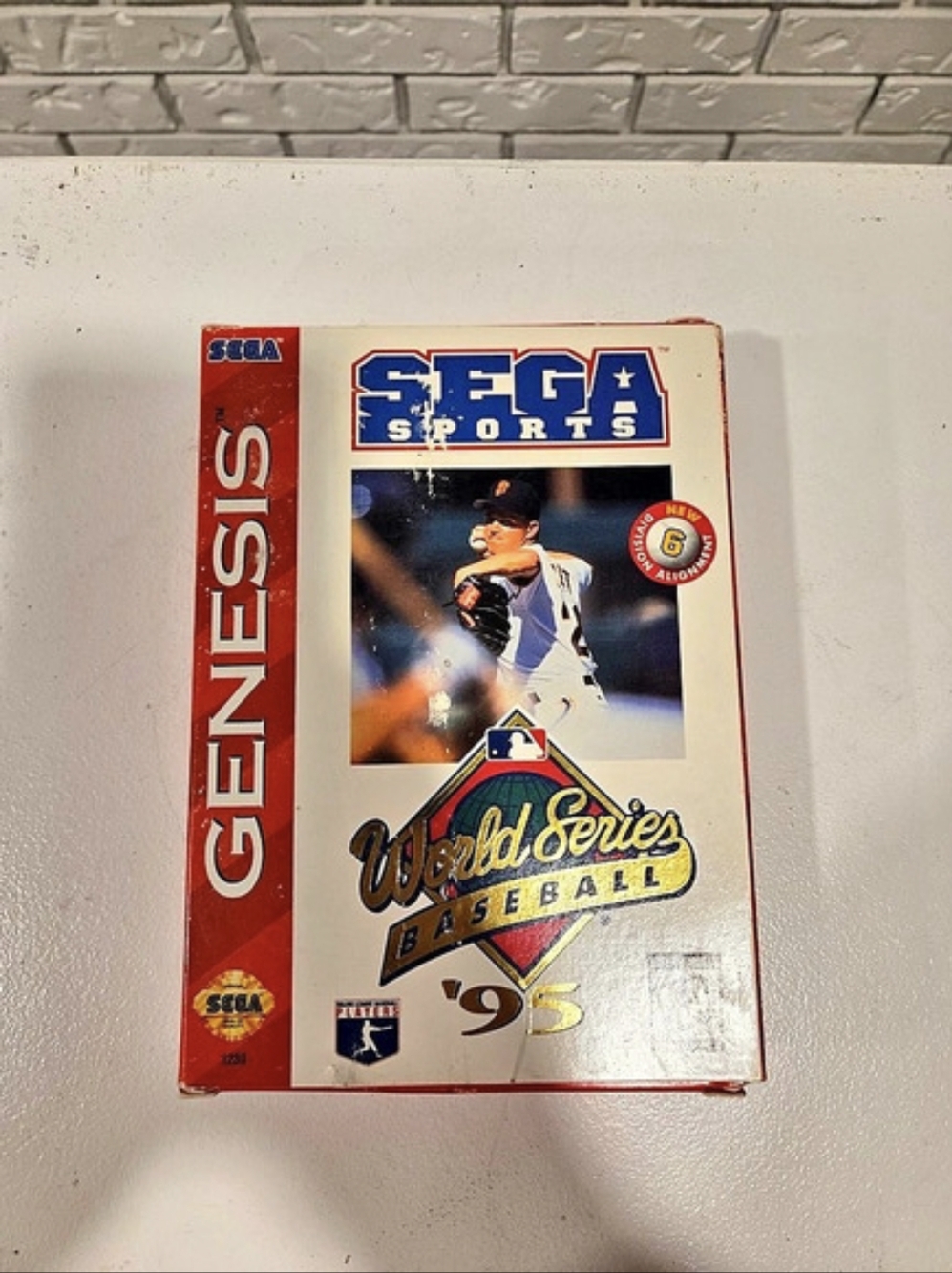 SEGA World Series Baseball '95 Genesis Game with Box & Manual